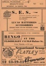 Southport v Brentford  02-Mar-1963