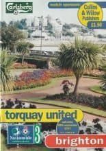 Torquay United v Brighton & Hove Albion  20-Sep-1997
