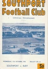 Southport v Bury 11-Oct-1972