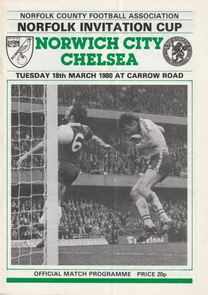 Norwich City v Chelsea 18-Mar-1980