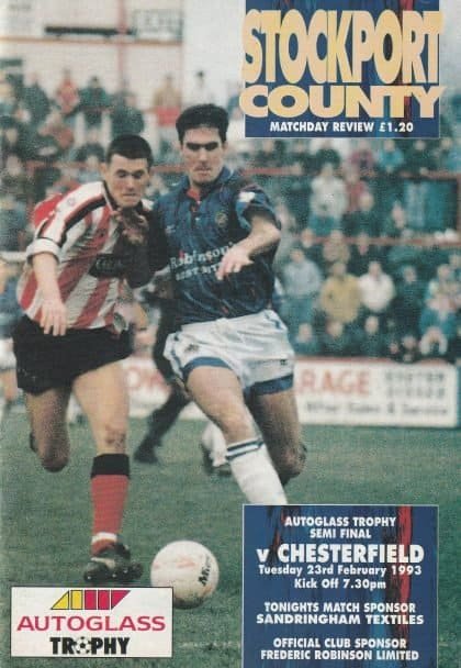 Stockport County v Chesterfield 23-Feb-1993