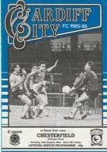 Cardiff City v Chesterfield 24-Aug-1985