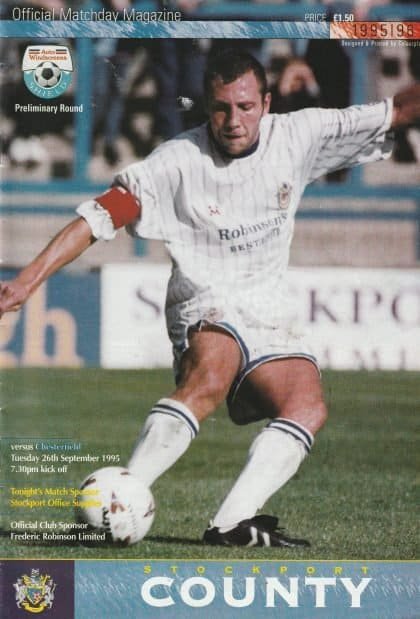 Stockport County v Chesterfield 26-Sep-1995