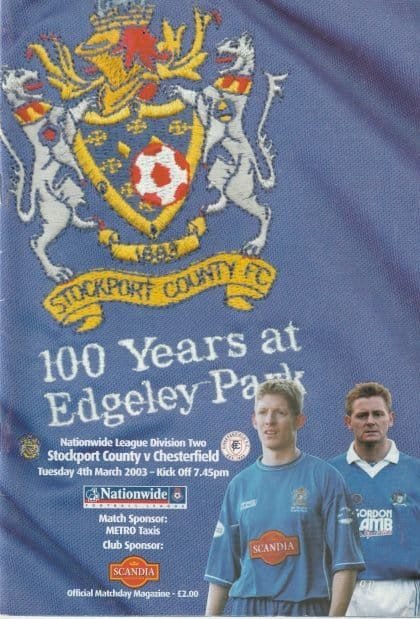 Stockport County v Chesterfield 04-Mar-2003