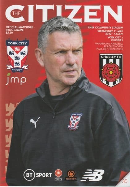 York City v Chorley  11-May-2022