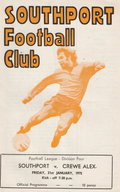 Southport v Crewe Alexandra 31-Jan-1975
