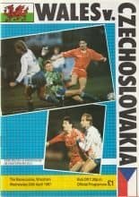 Wales v Czechoslovakia 29-Apr-1987