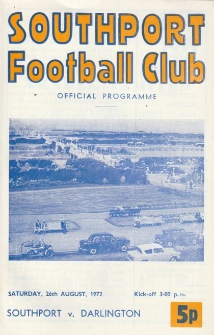 Southport v Darlington  26-Aug-1972