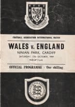 Wales v England 17-Oct-1959