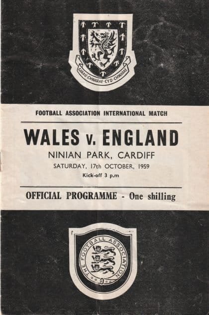 Wales v England 17-Oct-1959