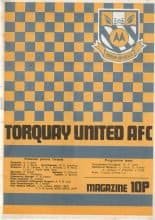 Torquay United v Exeter City 08-Apr-1977