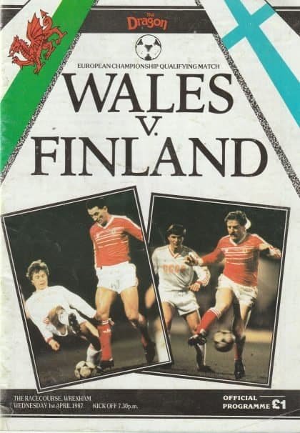 Wales v Finland 01-Apr-1987