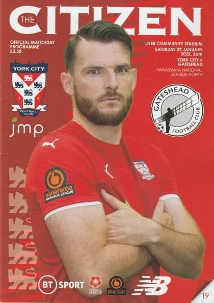 York City v Gateshead   29-Jan-2022