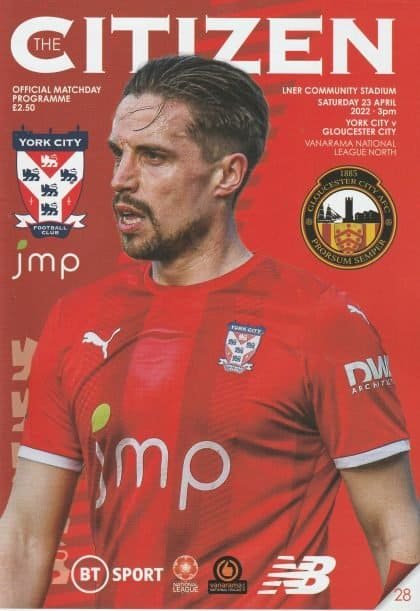 York City v Gloucester City  23-Apr-2022