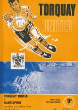 Torquay United v Hartlepool United 03-Mar-1969