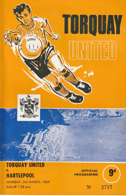 Torquay United v Hartlepool United 03-Mar-1969