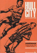 Hull City v Hibernian 09-Aug-1966