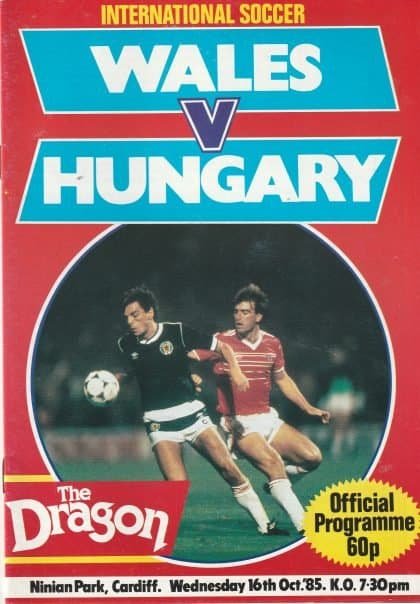 Wales v Hungary 16-Oct-1985