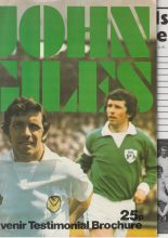 John Giles XI v Leeds United + Testimonial brochure