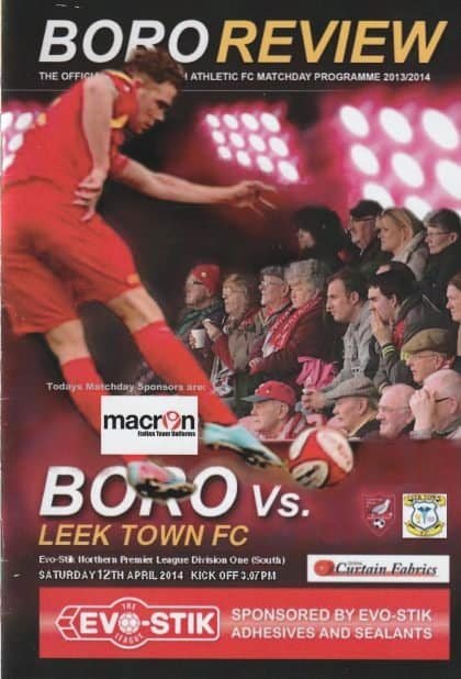 Scarborough Athletic v Leek Town  12-Apr-2014
