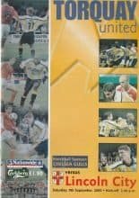 Torquay United v Lincoln City 09-Sep-2000
