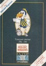 Torquay United v Luton Town  16-Nov-1996