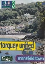 Torquay United v Mansfield Town  02-Dec-1997