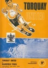 Torquay United v Mansfield Town 30-Apr-1969