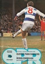 Queens Park Rangers v Middlesbrough   01-Apr-1978