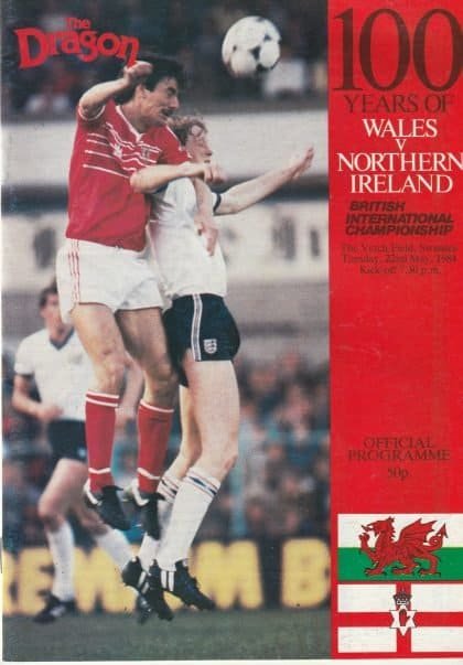 Wales v Northern Ireland 22-May-1984