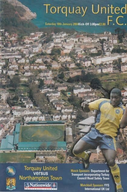 Torquay United v Northampton Town 10-Jan-2004