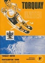 Torquay United v Northampton Town 11-Jan-1969