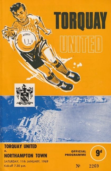 Torquay United v Northampton Town 11-Jan-1969