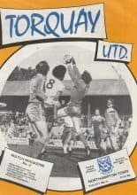 Torquay United v Northampton Town 01-Sep-1979