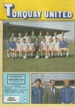 Torquay United v Northampton Town 21-Oct-1981