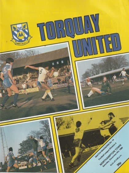Torquay United v Northampton Town 06-Dec-1980