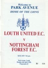 Louth United v Nottingham Forest  06-Apr-1998