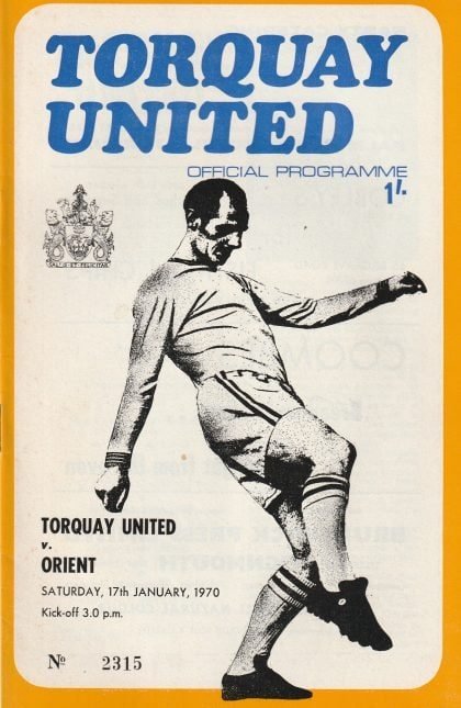 Torquay United v Leyton Orient 17-Jan-1970