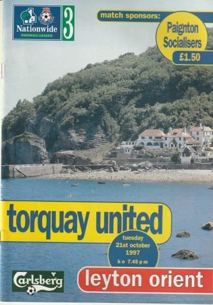 Torquay United v Leyton Orient  21-Oct-1997