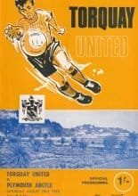 Torquay United v Plymouth Argyle 23-Aug-1969