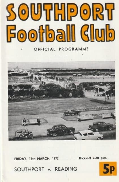 Southport v Reading 16-Mar-1973