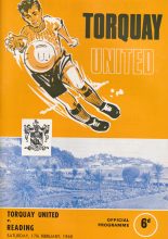 Torquay United v Reading  17-Feb-1968