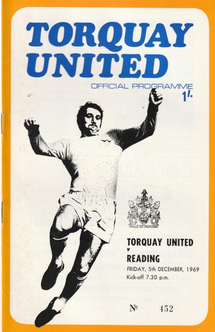 Torquay United v Reading  05-Dec-1969