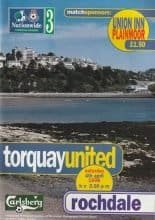 Torquay United v Rochdale  04-Apr-1998