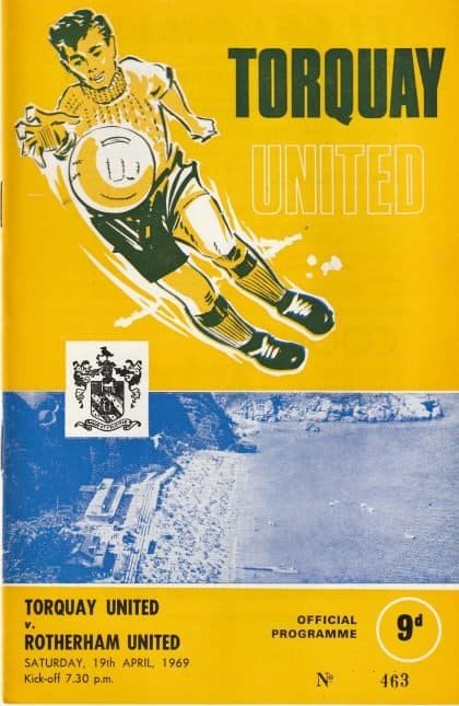 Torquay United v Rotherham United 19-Apr-1969