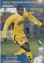 Torquay United v Rushden & Diamonds 04-Jan-2003