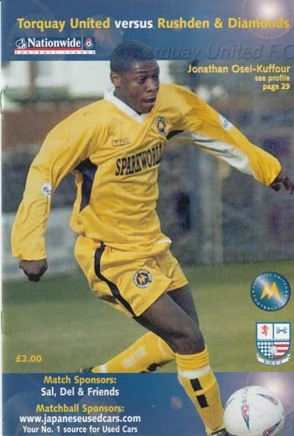 Torquay United v Rushden & Diamonds 04-Jan-2003