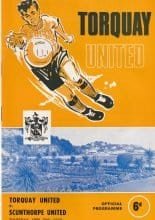 Torquay United v Scunthorpe United 25-Apr-1968
