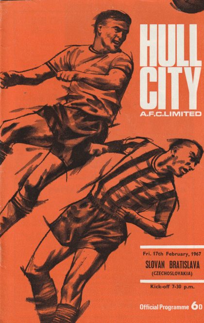 Hull City v Slovan Bratislava  17-Feb-1967