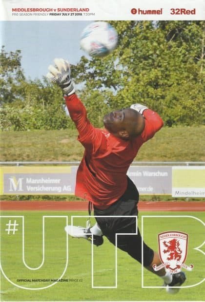 Middlesbrough v Sunderland 27-Jul-2018
